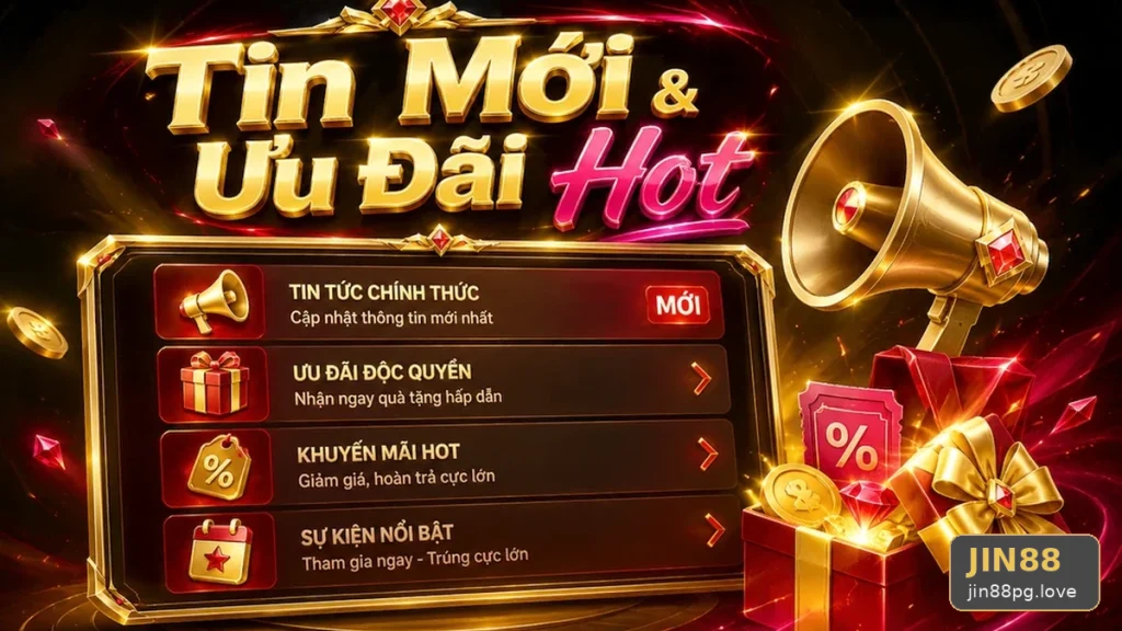 Hướng Dẫn JIN88 Tại jin88pg.love: Tổng Hợp Câu Hỏi Thực Tế Của Người Mới Về Tin Mới, Ưu Đãi Và Điều Kiện Khuyến Mãi