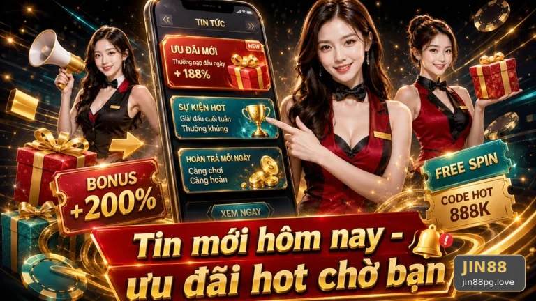 Tin Tức JIN88 Tại jin88pg.love: Hướng Dẫn Người Mới Kiểm Tra Giao Diện Ưu Đãi Và Đọc Điều Kiện Khuyến Mãi